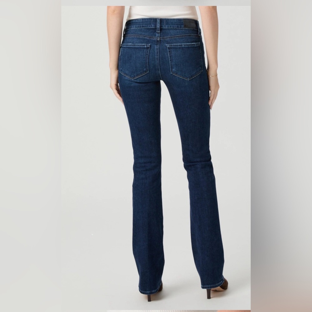 PAIGE High Rise Manhattan Bootcut Jeans - Picture 4 of 8